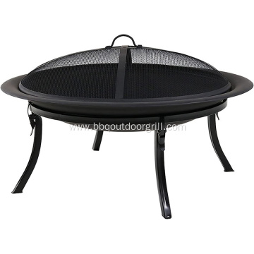 Outdoor Fire Pit Garden Round Bowl Fire Pit